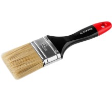 Плоская кисть Universal, 63 мм, 2.5", светлая, натуральная щетина, деревянная ручка, все виды ЛКМ STAYER 0104-063