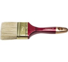 Плоская кисть Universal, 75 мм, 3", светлая, натуральная щетина, деревянная ручка, все виды ЛКМ STAYER 0104-075