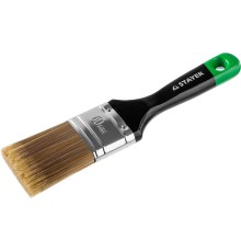 Плоская кисть UNIVERSAL-ARTEX, 50 мм, 2", искусственная щетина, деревянная ручка, для высокотекучих ЛКМ STAYER 0106-050