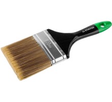 Плоская кисть UNIVERSAL-ARTEX, 100 мм, 4", искусственная щетина, деревянная ручка, для высокотекучих ЛКМ STAYER 0106-100