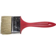 Плоская кисть UNIVERSAL-EURO 100 мм, 4", светлая натуральная щетина, пластмассовая ручка, все виды ЛКМ STAYER 0108-100