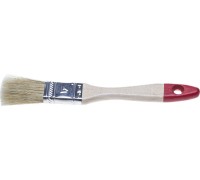 Плоская кисть UNIVERSAL, 20 мм, 3/4", светлая натуральная щетина, деревянная ручка, все виды ЛКМ STAYER 0101-020