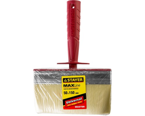 Макловица UNIVERSAL, 5x15 см, светлая щетина, пластмассовый корпус, все виды ЛКМ STAYER 01824-15
