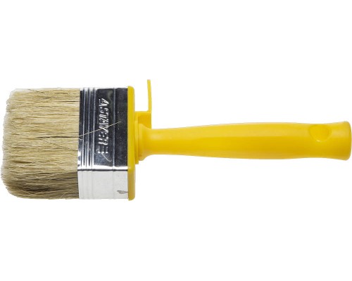 Макловица Universal MINI, 3x7 см, светлая натуральная щетина, пластмассовый корпус, все виды ЛКМ STAYER 0182-07