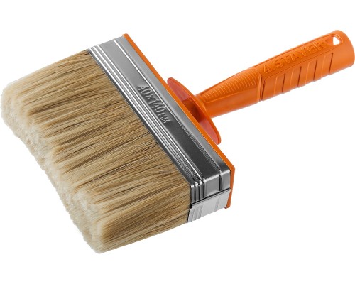 Макловица Universal MINI, 4x14 см, светлая натуральная щетина, пластмассовый корпус, все виды ЛКМ STAYER 0182-14