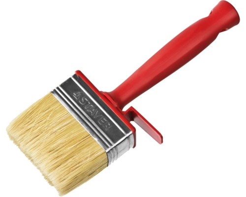 Макловица UNIVERSAL, 3x7 см, светлая щетина, пластмассовый корпус, все виды ЛКМ STAYER 01824-07