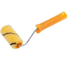 Малярный миди-валик с ручкой DUALON, 30x100 мм, бюгель 6 мм, ворс 7 мм, полиакрил, все виды ЛКМ STAYER 03184-10