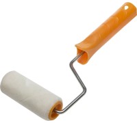 Малярный валик VELUR, 30x100 мм, бюгель 6 мм, ворс 4 мм, 50% акрил, 50% шерсть, для лаков и эмалей STAYER 0331-10_z01