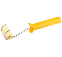 Малярный мини-валик в сборе DUALON, 15x70 мм, бюгель 6 мм, ворс 7 мм, полиакрил, все виды ЛКМ STAYER 03-05812-07