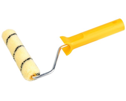 Малярный мини-валик в сборе DUALON, 15x160 мм, бюгель 6 мм, ворс 7 мм, полиакрил, все виды ЛКМ STAYER 03-05812-16