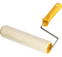 Малярный валик VELUR, 40x240 мм, бюгель 6 мм, ворс 4 мм, 50% акрил, 50% шерсть, для лаков и эмалей STAYER 0331-23_z02
