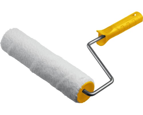 Малярный валик VELUR, 48x250 мм, бюгель 8 мм, ворс 4 мм, 50% акрил, 50% шерсть, для лаков и эмалей STAYER 0332-25_z02
