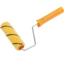 Малярный миди-валик с ручкой DUALON, 30x150 мм, бюгель 6 мм, ворс 7 мм, полиакрил, все виды ЛКМ STAYER 03184-15