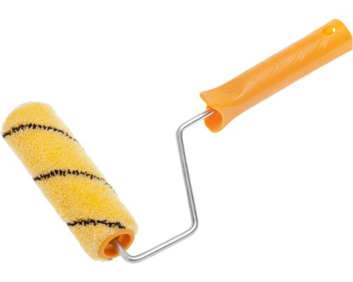 Малярный миди-валик с ручкой DUALON, 30x150 мм, бюгель 6 мм, ворс 7 мм, полиакрил, все виды ЛКМ STAYER 03184-15