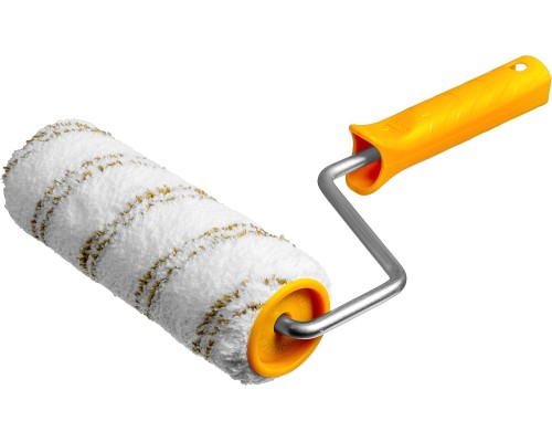 Малярный валик MICROTEX, 48x180 мм, бюгель 8 мм, ворс 9 мм, для агрессивных сред STAYER 0341-18