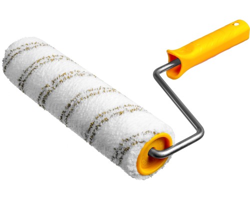 Малярный валик MICROTEX, 48x240 мм, бюгель 8 мм, ворс 9 мм, для агрессивных сред STAYER 0341-24