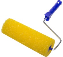 Малярный валик 80x240 мм, бюгель 6 мм, структурный поролон, для водоэмульсионных, акриловых красок и эмали STAYER 0365-24