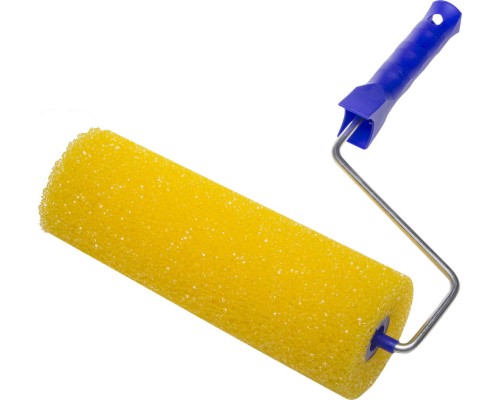 Малярный валик 80x240 мм, бюгель 6 мм, структурный поролон, для водоэмульсионных, акриловых красок и эмали STAYER 0365-24