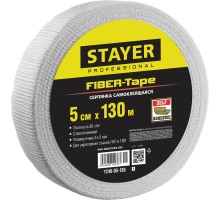 Самоклеящаяся серпянка FIBER-Tape, 5 смx130 м, 3x3 мм STAYER 1246-05-130_z01