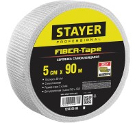 Самоклеящаяся серпянка FIBER-Tape, 5 смx90 м, 3x3 мм STAYER 1246-05-90_z01