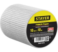 Самоклеящаяся серпянка FIBER-Tape, 10 смx10 м, 3x3 мм STAYER 1246-10-10
