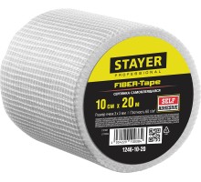 Самоклеящаяся серпянка FIBER-Tape, 10 смx20 м, 3x3 мм STAYER 1246-10-20
