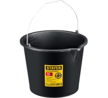 Строительное пластиковое ведро STRONG, 12 л STAYER 06083-12_z02
