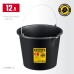 Строительное пластиковое ведро STRONG, 12 л STAYER 06083-12_z02