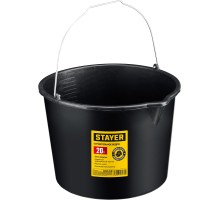 Строительное пластиковое ведро STRONG, 20 л STAYER 06083-20_z02