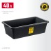 Прямоугольный строительный таз STRONG, 40 л STAYER 06099-40_z02