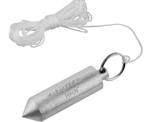 Строительный отвес со шнуром 5 м, 100 г STAYER 0635-10_z01