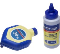 Разметочный шнур-отвес с синей краской в двухкомпонентном корпусе 30 м, 110 г STAYER 2-06383-H2