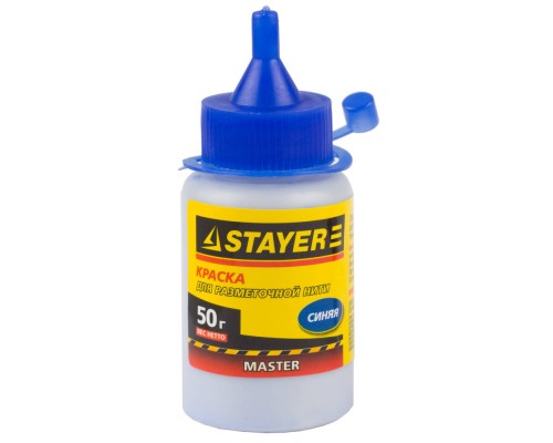 Краска для малярных разметочных шнуров 50 г, синяя STAYER 0640-1_z01