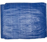 Тент-полотно 6x8 м, плотность 65 г/м2, с люверсами водонепроницаемый, универсальный из тканого полимера STAYER 12560-06-08