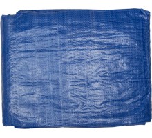 Тент-полотно 6x8 м, плотность 65 г/м2, с люверсами водонепроницаемый, универсальный из тканого полимера STAYER 12560-06-08