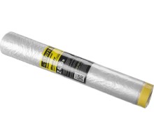 Защитная пленка-маскер с клейкой лентой 2.4x15 м, 9 мкм ПВД STAYER 12255-240-15