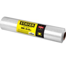 Упаковочная стрейч-пленка 300 мx450 мм, 17 мкм УФ стойкая, ручная STAYER 12611