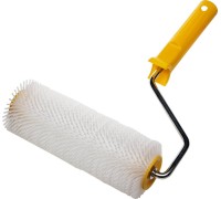 Игольчатый валик для наливных полов в сборе 75x200 мм, бюгель 8 мм, пластмассовые иглы STAYER 03951-20