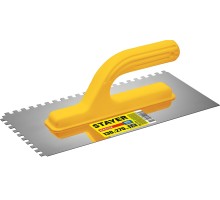 Штукатурная гладилка 130x270 мм, зуб 6x6 мм STAYER 08012-06_z01
