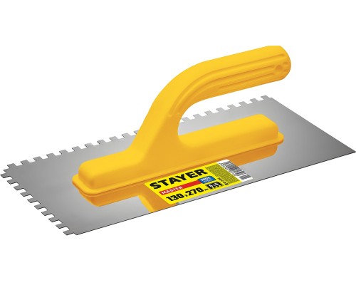 Штукатурная гладилка 130x270 мм, зуб 6x6 мм STAYER 08012-06_z01