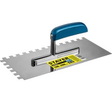 Штукатурная гладилка 130x280 мм, зуб 10x10 мм STAYER 0802-10