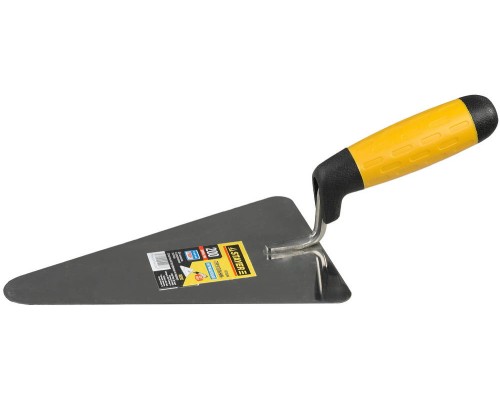 Кельма треугольник 200 мм, нержавеющее полотно, 2-х компонентная рукоятка STAYER 08292