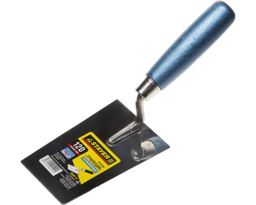 Кельма трапеция 120 мм, нержавеющее полотно, деревянная рукоятка STAYER 0830-12