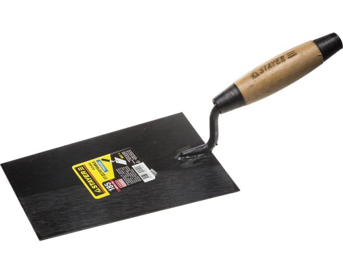 Кельма отделочника 185 мм, деревянная ручка STAYER 0821-1