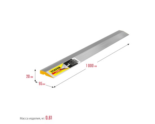 Правило алюминиевое STABIL 1 м STAYER 10723-1.0_z03