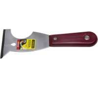 Многофункциональный шпатель 75 мм, пластиковая ручка, стальной STAYER 10031