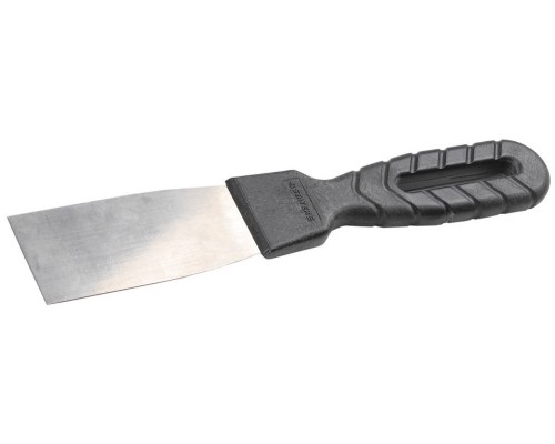 Нержавеющий шпатель PROFlat, 40 мм, пластиковая ручка STAYER 1008-04