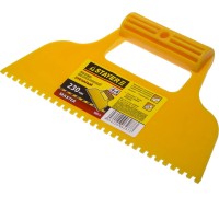 Малярный шпатель 230 мм, зубчатый 4x4 мм, пластмассовый STAYER 1022-4