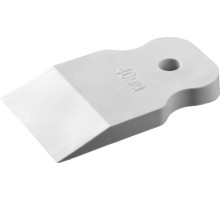 Резиновый шпатель MAXFlat, 40 мм, для затирки швов эластичный, белый STAYER 1027-40