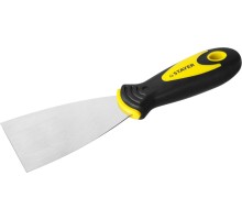 Шпатель MAXFlat, 60 мм, профилированное полотно, двухкомпонентная ручка, нержавеющий STAYER 10041-06